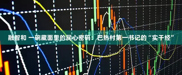 融智和 一碗藏面里的民心密码：巴热村第一书记的“实干经”
